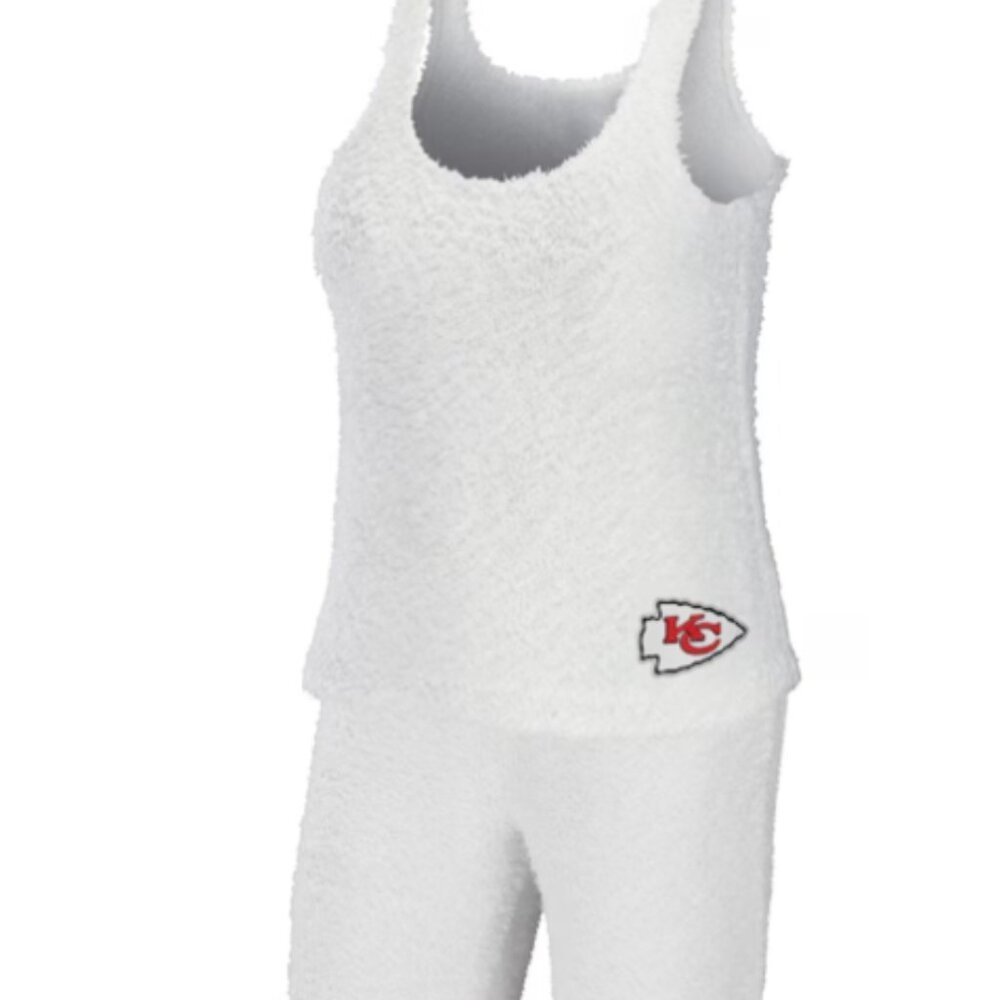 BNWT Women's Kansas City Chiefs Cozy 2 piece lounge wear set - 3XL (cream color)